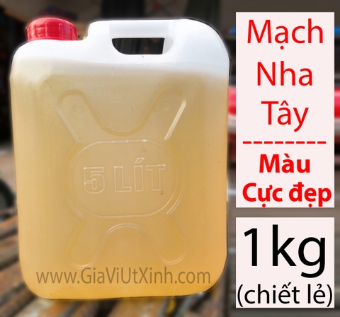 MẠCH NHA TÂY 1KG - 5KG - MẠCH NHA GẠO NẾP - RICE MALT SYRUP