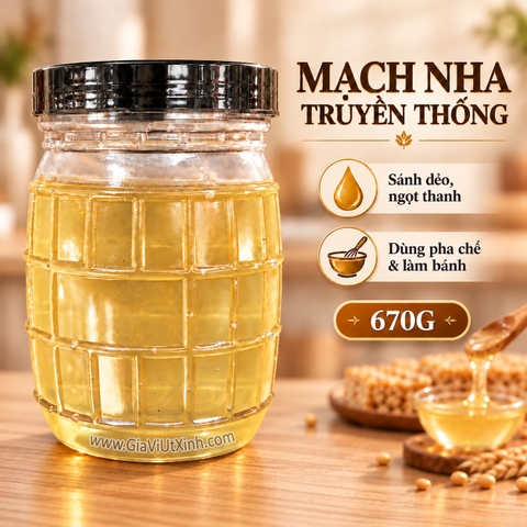 MẠCH NHA TRUYỀN THỐNG 670G – MẬT MẠCH NHA DẺO