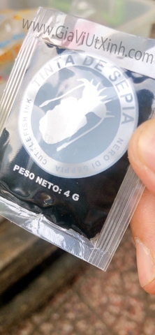 MẬT ĐEN CON MỰC 4G - TÚI MỰC - MẬT MỰC - CUTTLEFISH INK - TINTA DE SEPIA
