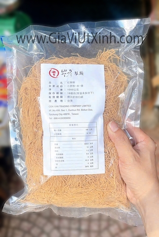 MÌ DIÊM MẠCH ĐỎ ĐÀI LOAN 1KG - MÌ RED QUINOA THƠM NGON, DINH DƯỠNG CAO
