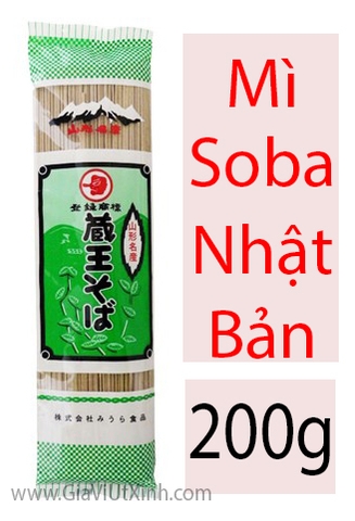 MÌ SOBA NHẬT BẢN 200G - ZAOU SOBA