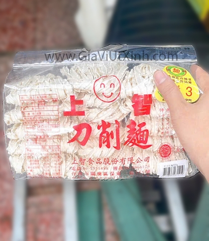 MÌ SỢI RĂNG CƯA GUAN MIAO 900G - MÌ ĐŨA ĐÀI LOAN SỢI GỢN DAO XẮT
