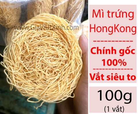 MÌ TRỨNG HONG KONG 100G - HONG KONG EGG NOODLE