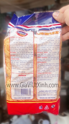 MÌ TRỨNG SAFOCO SỢI NHỎ 500G - SAFOCO EGG NOODLES 500G