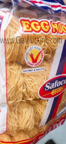 MÌ TRỨNG SAFOCO SỢI NHỎ 500G - SAFOCO EGG NOODLES 500G