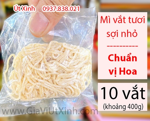 MÌ VẮT TƯƠI SỢI NHỎ 400G (10 VẮT) – HƯƠNG VỊ HOA TRUYỀN THỐNG