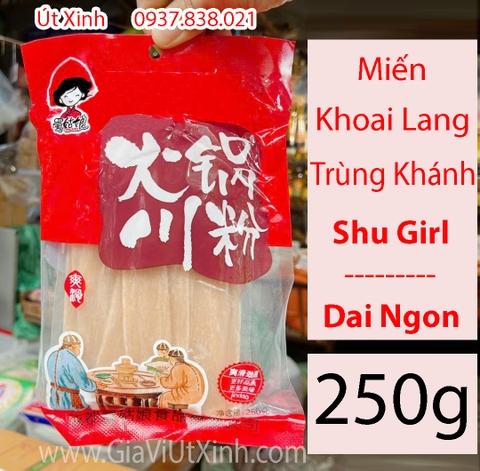 MIẾN DẸT KHOAI LANG TRÙNG KHÁNH SHU GIRL 250G - DAI NGON CHUẨN VỊ