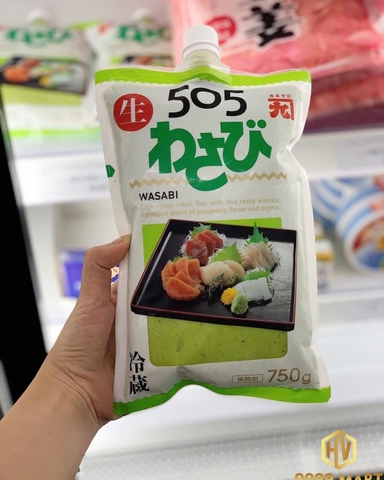 MÙ TẠC TƯƠI 505 NAMA WASABI KANEKU 750G - WASABI NHẬT BẢN ĂN SUSHI SASHIMI
