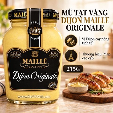 MÙ TẠT DIJON MAILLE ORIGINALE 865G – DIJON MUSTARD PHÁP