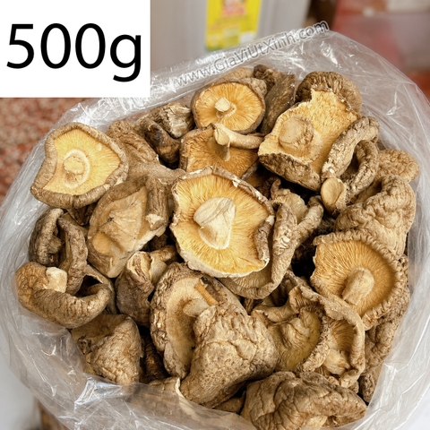 NẤM ĐÔNG CÔ KHÔ SIZE ĐẠI TUYỂN ĐẸP 500G- 1KG – TAI TO, GỌN ĐỀU – MÃ A190