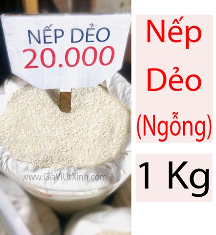 GẠO NẾP DẺO 1KG - NẾP NGỖNG DẺO - GLUTINOUS RICE