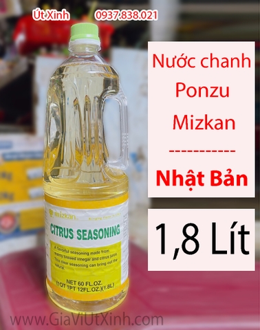 NƯỚC CHANH NHẬT BẢN PONZU MIZKAN 1,8 LÍT - CITRUS SEASONING