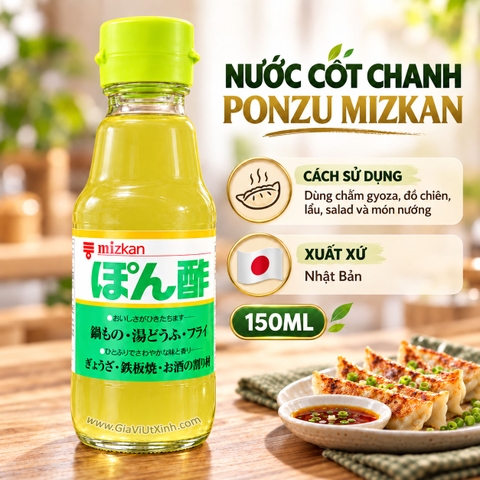 NƯỚC CỐT CHANH PONZU MIZKAN 150ML