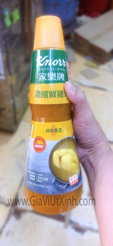NƯỚC CỐT GÀ KNORR HONG KONG 1 KG - HONG KONG KNORR CHICKEN LIQUID CONCENTRATE