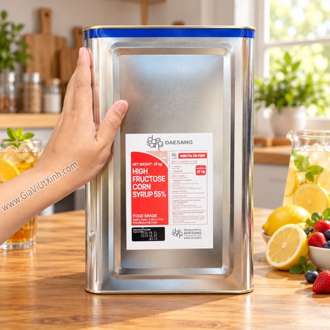 NƯỚC ĐƯỜNG HÀN QUỐC DAESANG 25KG – ĐƯỜNG BẮP – HIGH FRUCTOSE CORN SYRUP 55%