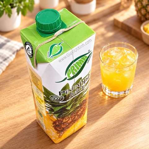 NƯỚC ÉP DỨA 100% PRIMA 1 LÍT – NƯỚC ÉP THƠM - PINEAPPLE JUICE
