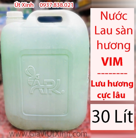 NƯỚC LAU SÀN HƯƠNG VIM 30 LÍT - VIM-SCENTED FLOOR CLEANER - NƯỚC LAU SÀN CAN TO