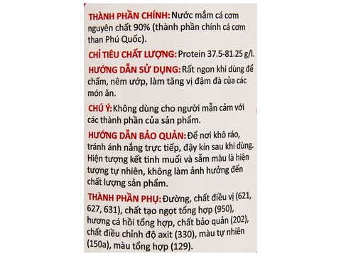 NƯỚC MẮM HỒNG HẠNH NGƯ VỊ 900ML