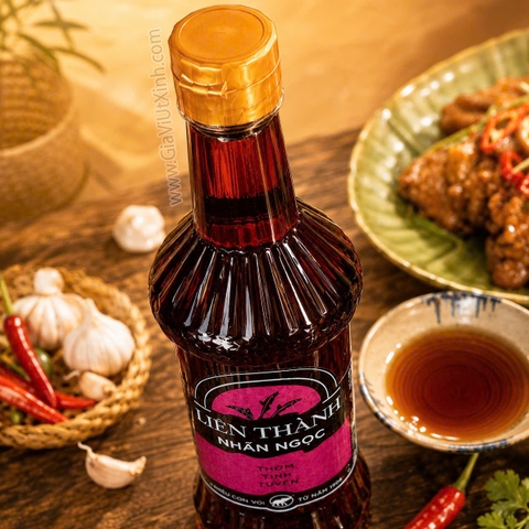 NƯỚC MẮM LIÊN THÀNH NHÃN NGỌC 500ML - 40 ĐỘ ĐẠM, 60% CỐT NHĨ