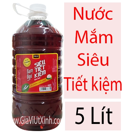 NƯỚC MẮM NAM NGƯ SIÊU TIẾT KIỆM 4,8 LÍT