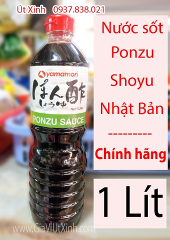NƯỚC SỐT PONZU SAUCE YAMAMORI 1L - SỐT CHẤM HÀO, SASHIMI NHẬT BẢN