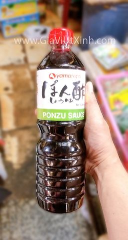 NƯỚC SỐT PONZU SAUCE YAMAMORI 1L - SỐT CHẤM HÀO, SASHIMI NHẬT BẢN