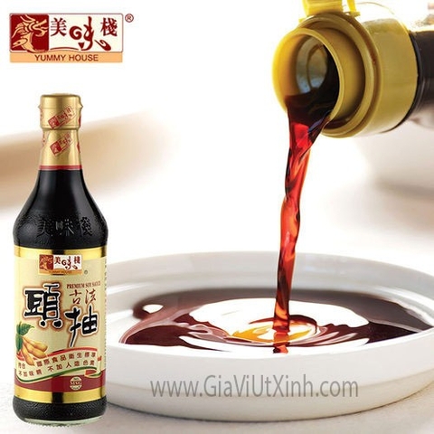 NƯỚC TƯƠNG CAO CẤP YUMMY HOUSE 450ML - PREMIUM SOY SAUCE