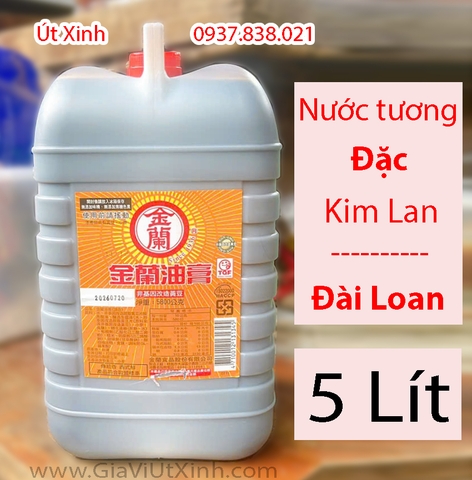 NƯỚC TƯƠNG ĐẶC KIM LAN 5 LÍT - HẮC XÌ DẦU KIM LAN