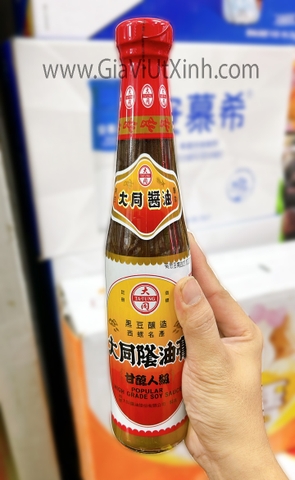 NƯỚC TƯƠNG ĐẬU NÀNH ĐEN CAO CẤP ĐÀI LOAN TA-TUNG 420G - TAIWAN POPULAR HIGH GRADE SOY SAUCE