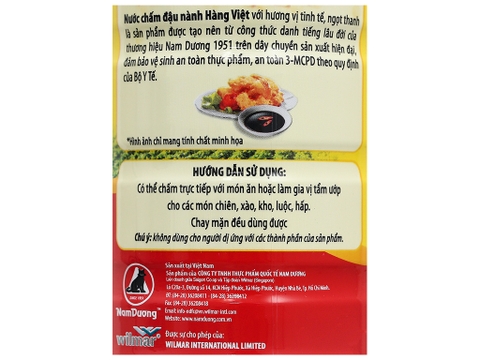 NƯỚC TƯƠNG ĐẬU NÀNH HÀNG VIỆT 500ML