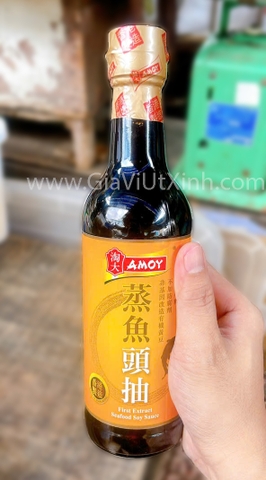 NƯỚC TƯƠNG HẤP CÁ AMOY THƯỢNG HẠNG 500ML - FIRST EXTRACT SEAFOOD SOY SAUCE