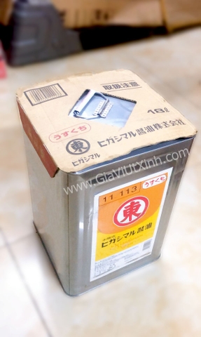 NƯỚC TƯƠNG NHẠT USUKUCHI 18L - NƯỚC TƯƠNG NHẬT BẢN - HIGASHIMARU SHOYU