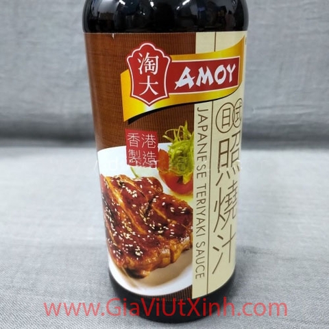 NƯỚC ƯỚP NƯỚNG TERIYAKI NHẬT BẢN AMOY 450ML - JAPAN TERIYAKI SAUCE