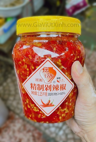 ỚT BẰM TAN TAN XIANG 1,15KG - VỊ CAY NHẸ - ỚT TRUNG QUỐC