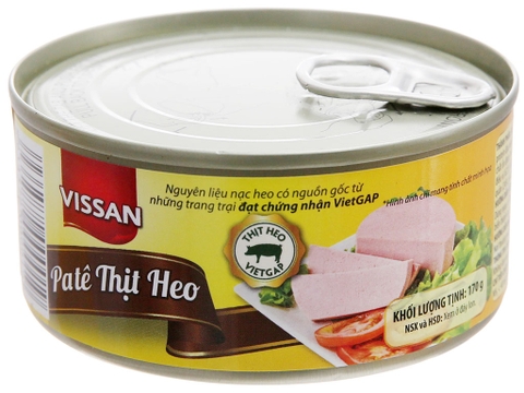 PATE THỊT HEO VISSAN 170G