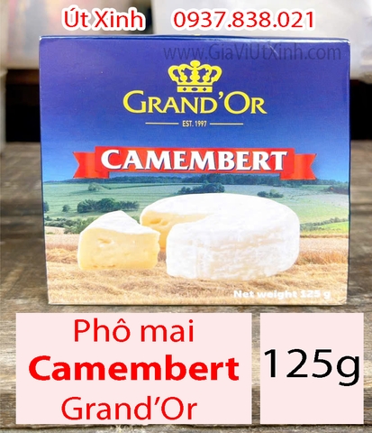 PHÔ MAI CAMEMBERT GRAND'OR 125G - GRAND'OR CAMEMBERT CHEESE - PHÔ MAI HÀ LAN