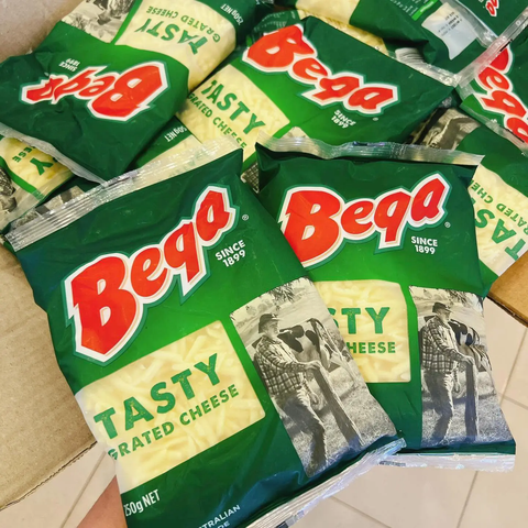 PHÔ MAI CHEDDAR BÀO GRATED TASTY BEGA 250G