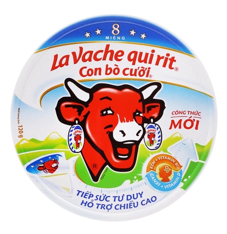 PHÔ MAI CON BÒ CƯỜI 8 MIẾNG 120G