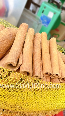 QUẾ THANH CẠO VỎ 1KG - QUẾ ỐNG ĐIẾU CAO CẤP - CINNAMON STICKS