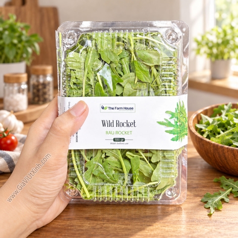 RAU ROCKET THE FARM HOUSE 100G - WILD ROCKET, CẢI ARUGULA