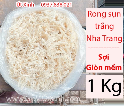 RONG SỤN TRẮNG NHA TRANG 500G - 1KG - SỢI GIÒN MỀM NGỌT THƠM