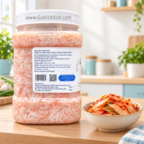 RUỐC MUỐI TPFOOD 1KG – TÉP MUỐI NGUYÊN CON [NT]