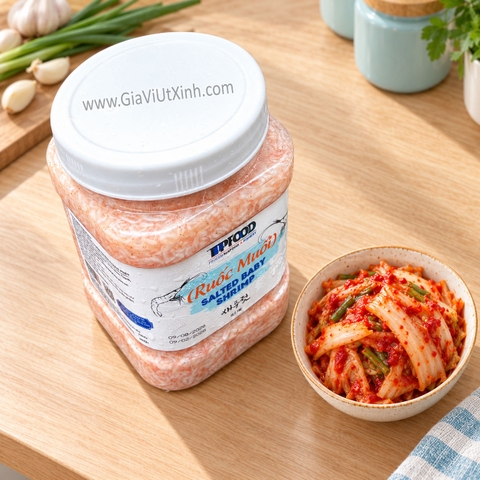 RUỐC MUỐI TPFOOD 1KG – TÉP MUỐI NGUYÊN CON [NT]