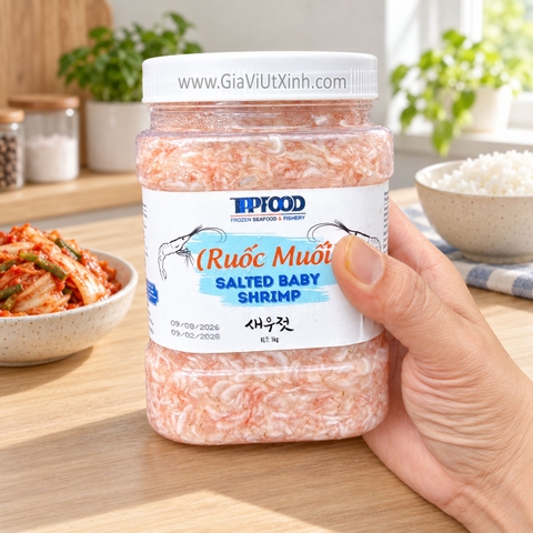 RUỐC MUỐI TPFOOD 1KG – TÉP MUỐI NGUYÊN CON [NT]