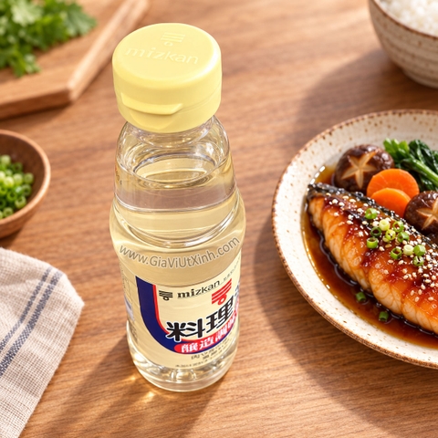 RƯỢU NẤU ĂN NHẬT BẢN MIZKAN RYORISHU 360ML (COOKING SAKE)