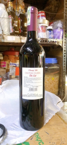 RƯỢU VANG ĐỎ NẤU ĂN ĐÀ LẠT 12 ĐỘ - 12% VOL DA LAT RED COOKING WINE
