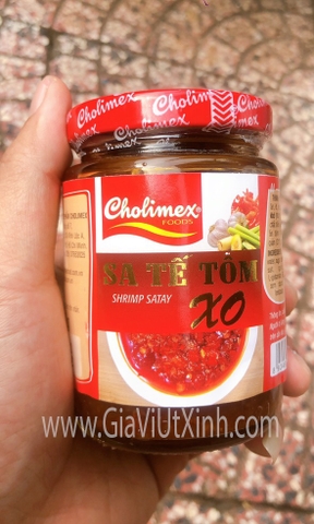 SA TẾ TÔM XO CHOLIMEX 170G - CHOLIMEX XO SHRIMP SATAY