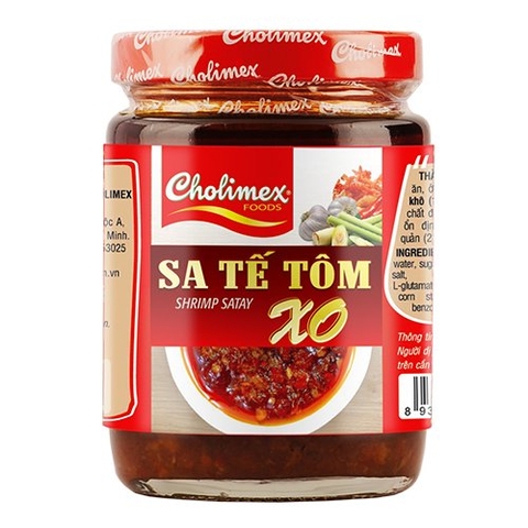 SA TẾ TÔM XO CHOLIMEX 170G - CHOLIMEX XO SHRIMP SATAY
