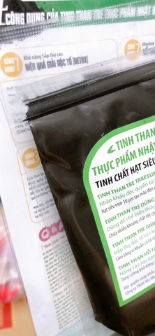 BỘT TINH THAN TRE THỰC PHẨM SIÊU MỊN TAKESUMI NHẬT BẢN 10µM (100 G) - BAMBOO CHARCOAL POWDER