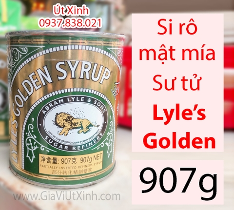 SI RÔ MẬT MÍA LYLE'S GOLDEN SYRUP 907G - MẠCH NHA SƯ TỬ - NƯỚC CỐT ĐƯỜNG